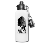 Love Shack Libations - Black Logo Water Bottle, Water Bottle, Love Shack Libations - MerchHeaven.com