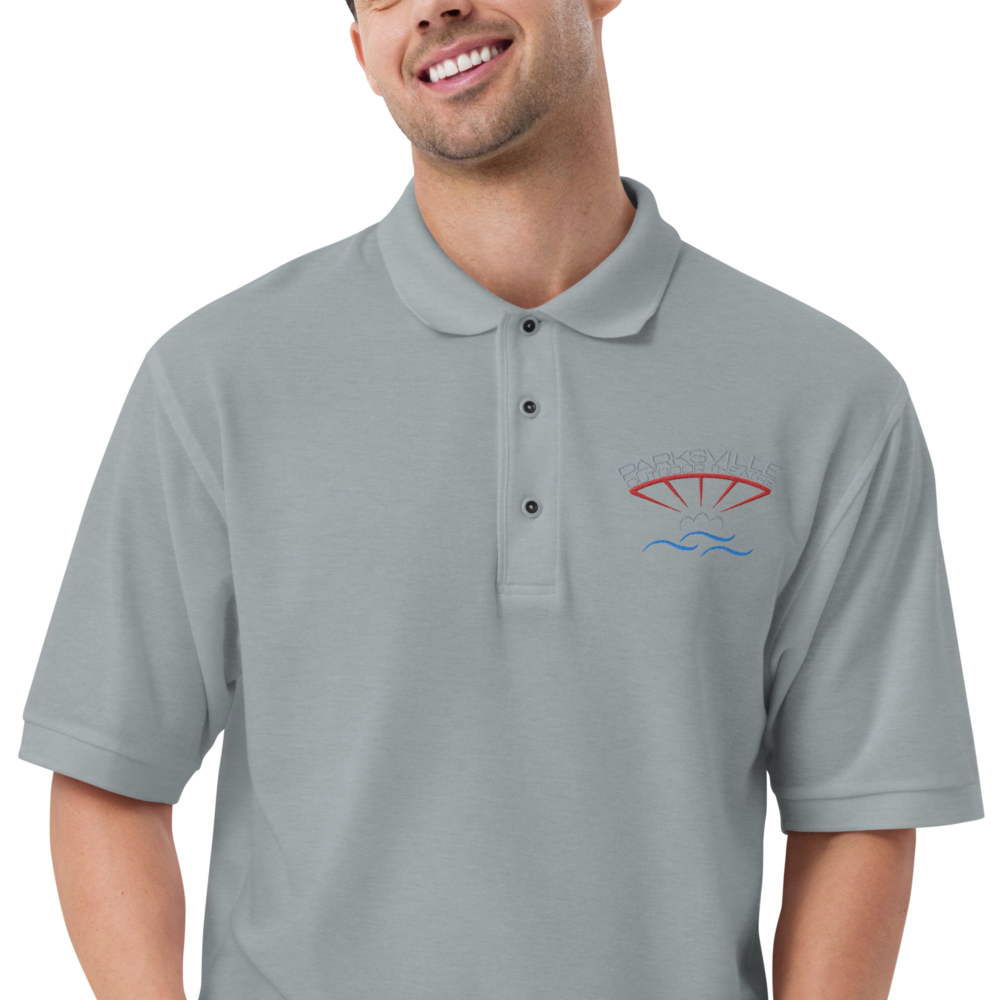 Parksville Outdoor Theatre - Men's Premium Embroidered Polo/Golf Shirt