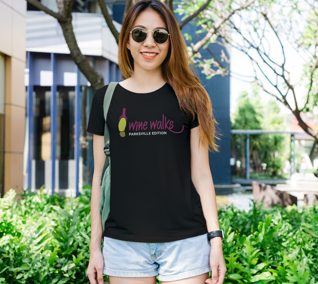 Wine Walks - Parksville Edition - Women's T-Shirt, Shirt, Wine Walks - MerchHeaven.com