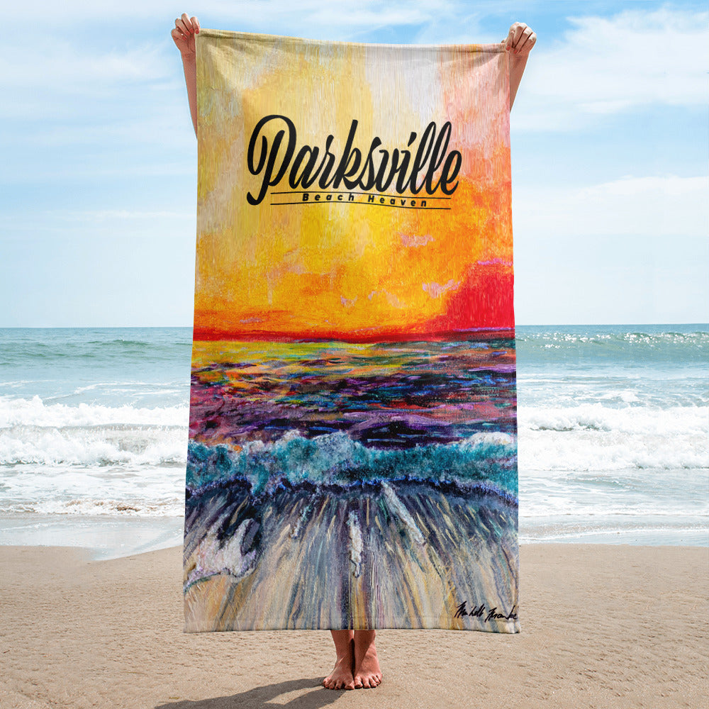 Parksville "Beach Heaven" Towel by Michelle Manke, Towel, Michelle Manke - MerchHeaven.com