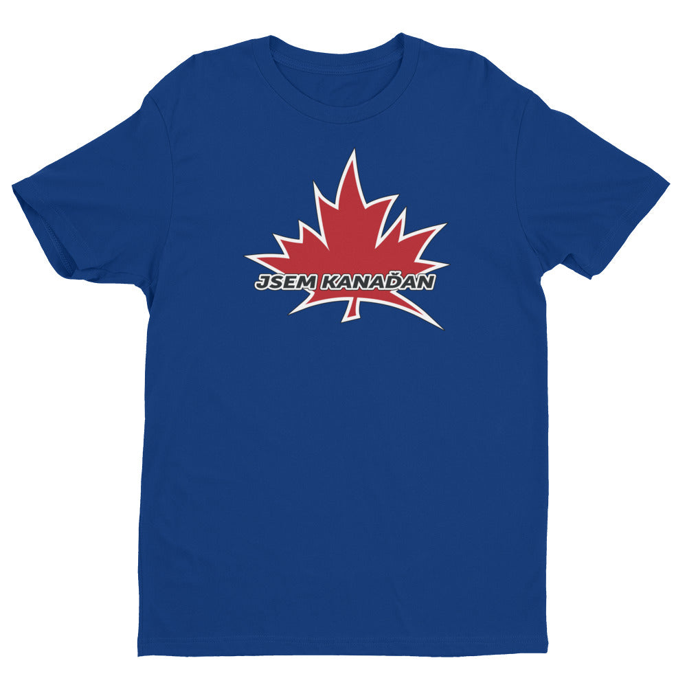 I Am Canadian' 'jsem Kanaďan' - Premium Fitted Short Sleeve Crew (Czech), Shirt, I Am Canadian - MerchHeaven.com