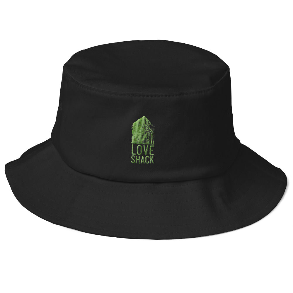 Love Shack Libations - Green Embroidered - Old School Bucket Hat - Fle –  MerchHeaven