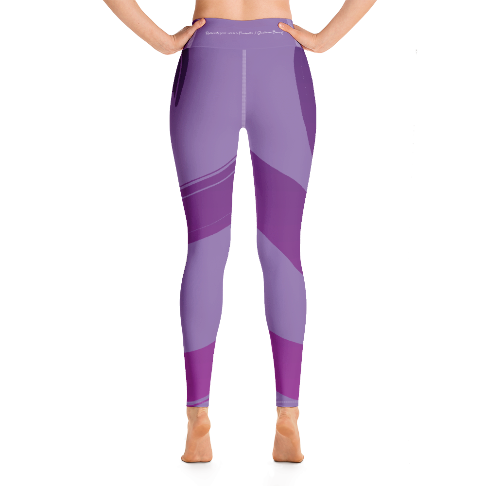 Yoga on the Beach (YOTB) - Purple - Capri Yoga Leggings with waistband –  MerchHeaven