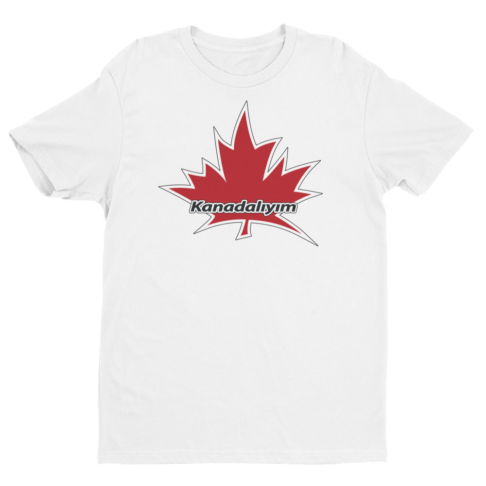 I Am Canadian' 'Kanadalıyım' - Premium Fitted Short Sleeve Crew (Turkish), Shirt, I Am Canadian - MerchHeaven.com