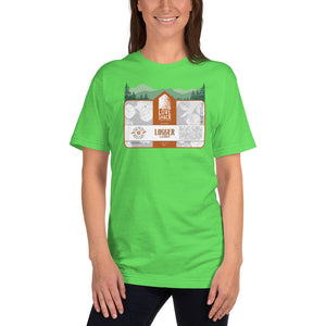 Love Shack Libations - Logger Lager Label with Trees Unisex T-Shirt, Shirt, Love Shack Libations - MerchHeaven.com