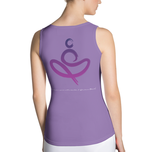 Yoga on the Beach (YOTB) - Purple - Sublimation Cut & Sew Tank Top, Shirt, YOGA on the Beach - MerchHeaven.com