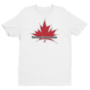 I Am Canadian' 'Táim Cheanada' - Premium Fitted Short Sleeve Crew (Irish), Shirt, I Am Canadian - MerchHeaven.com