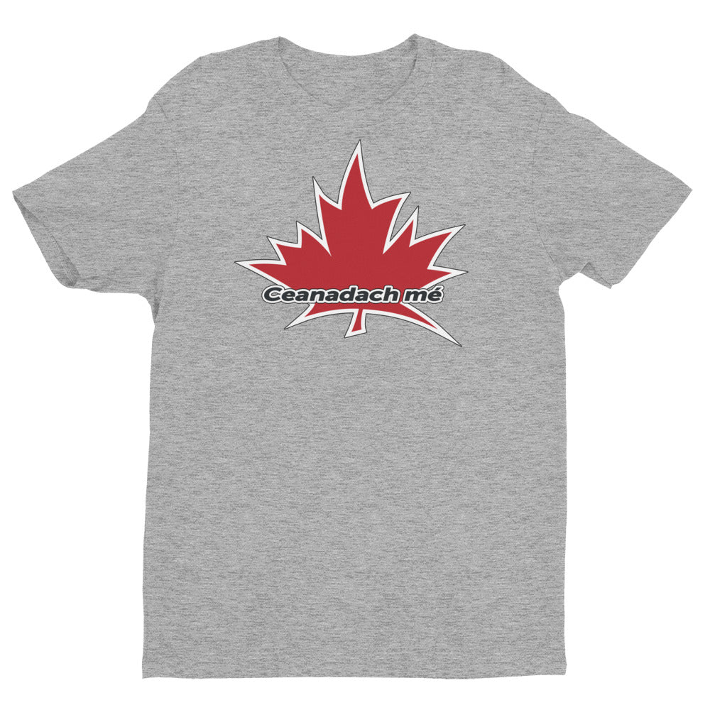 I Am Canadian' 'Ceanadach mé' - Premium Fitted Short Sleeve Crew (Scottish Gaelic), Shirt, I Am Canadian - MerchHeaven.com