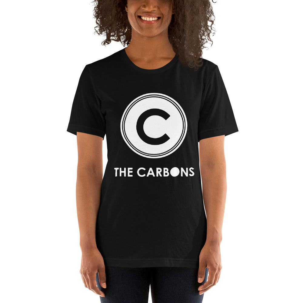 The Carbons - White Logo - Short-Sleeve Unisex T-Shirt, Shirt, The Carbons - MerchHeaven.com