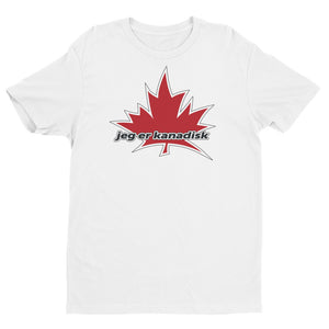 I Am Canadian' 'jeg er kanadisk' - Premium Fitted Short Sleeve Crew (Norwegian), Shirt, I Am Canadian - MerchHeaven.com