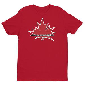 I Am Canadian' 'sono canadese' - Premium Fitted Short Sleeve Crew (Italian), Shirt, I Am Canadian - MerchHeaven.com