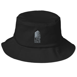 Love Shack Libations - Grey Embroidered - Old School Bucket Hat - Flexfit 5003, Hat, Love Shack Libations - MerchHeaven.com