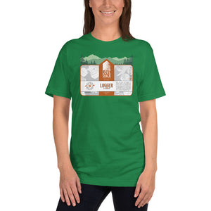 Love Shack Libations - Logger Lager Label with Trees Unisex T-Shirt, Shirt, Love Shack Libations - MerchHeaven.com