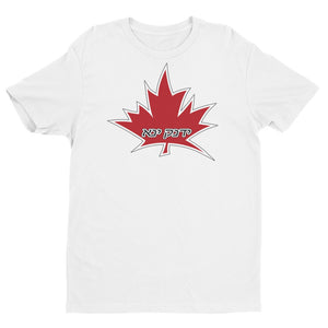 I Am Canadian' ' אני קנדי ' - Premium Fitted Short Sleeve Crew (Hebrew - male), [product_type], I Am Canadian - MerchHeaven.com