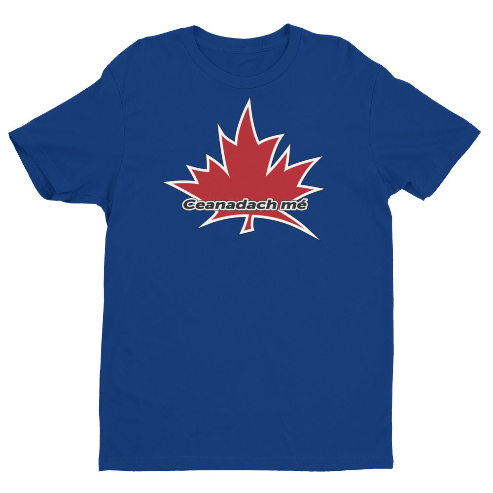 I Am Canadian' 'Ceanadach mé' - Premium Fitted Short Sleeve Crew (Scottish Gaelic), Shirt, I Am Canadian - MerchHeaven.com