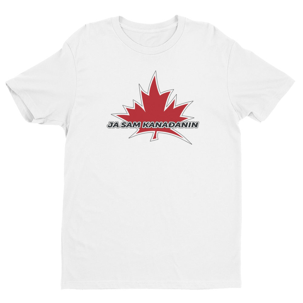 I Am Canadian' 'ja sam Kanađanin' - Premium Fitted Short Sleeve Crew (Croatian), Shirt, I Am Canadian - MerchHeaven.com