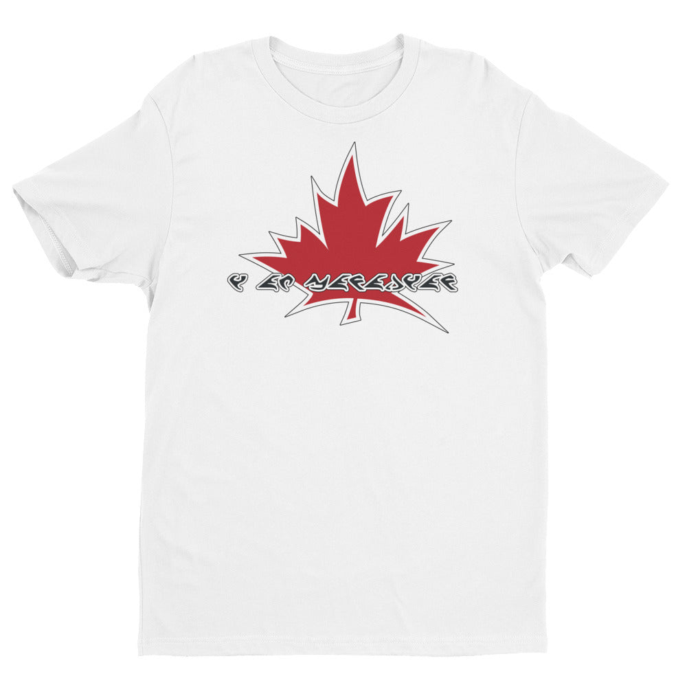 I Am Canadian' in Klingon Language - Premium Fitted Short Sleeve Crew, Shirt, I Am Canadian - MerchHeaven.com