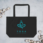 Yoga on the Beach (YOTB) - Large organic ECO  tote bag, Bag, YOGA on the Beach - MerchHeaven.com