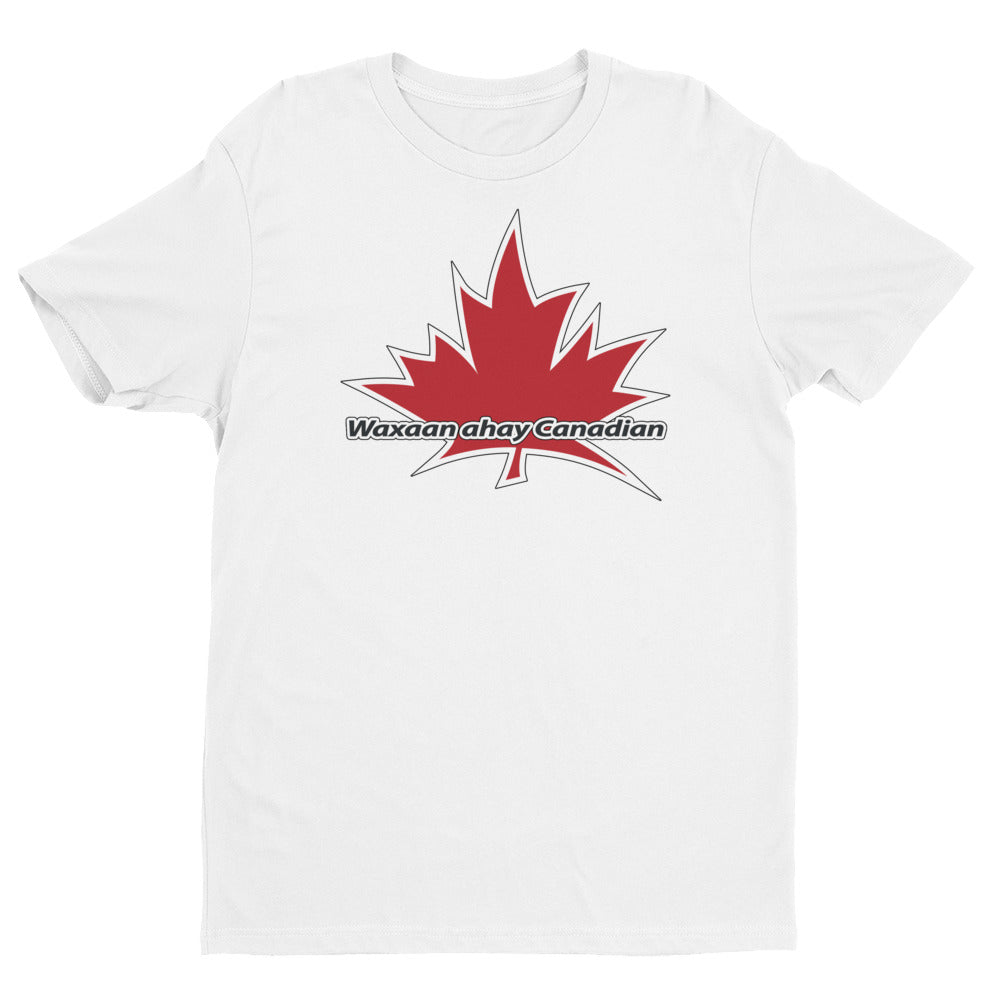 I Am Canadian' 'Waxaan ahay Canadian' - Premium Fitted Short Sleeve Crew (Somalian), Shirt, I Am Canadian - MerchHeaven.com