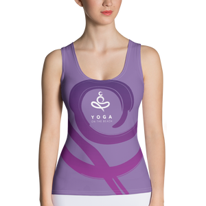 Yoga on the Beach (YOTB) - Purple - Sublimation Cut & Sew Tank Top, Shirt, YOGA on the Beach - MerchHeaven.com