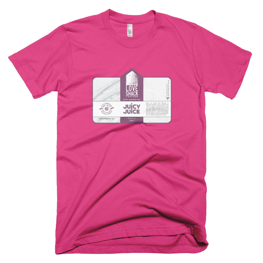 Love Shack Libations - Juicy Juice Label Shirt - American Apparel 2001 T-Shirt, Shirt, Love Shack Libations - MerchHeaven.com