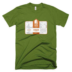 Love Shack Libations - Logger Lager Label Shirt - American Apparel 2001 T-Shirt, Shirt, Love Shack Libations - MerchHeaven.com