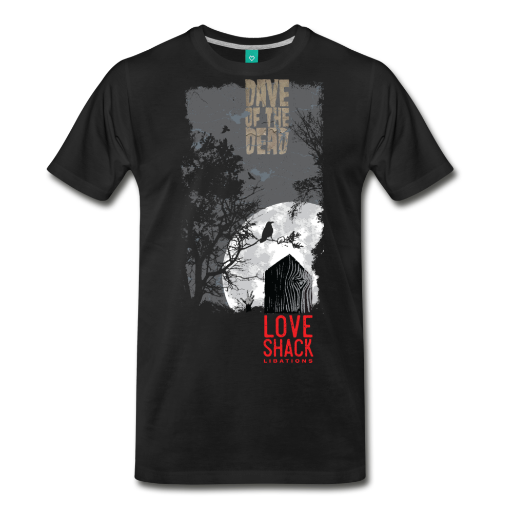 Love Shack Libations - Dave of the Dead - Halloween Stout - Premium T-Shirt, Men's Premium T-Shirt, Love Shack Libations - MerchHeaven.com