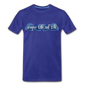 semper Ubi sub Ubi - T-Shirt, Men's Premium T-Shirt | Spreadshirt 812, Doug & Sabrina - MerchHeaven.com