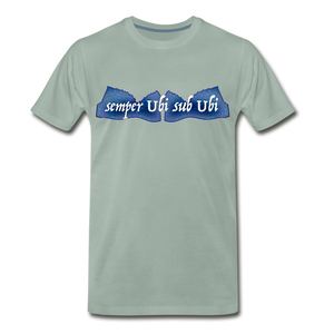 semper Ubi sub Ubi - T-Shirt, Men's Premium T-Shirt | Spreadshirt 812, Doug & Sabrina - MerchHeaven.com