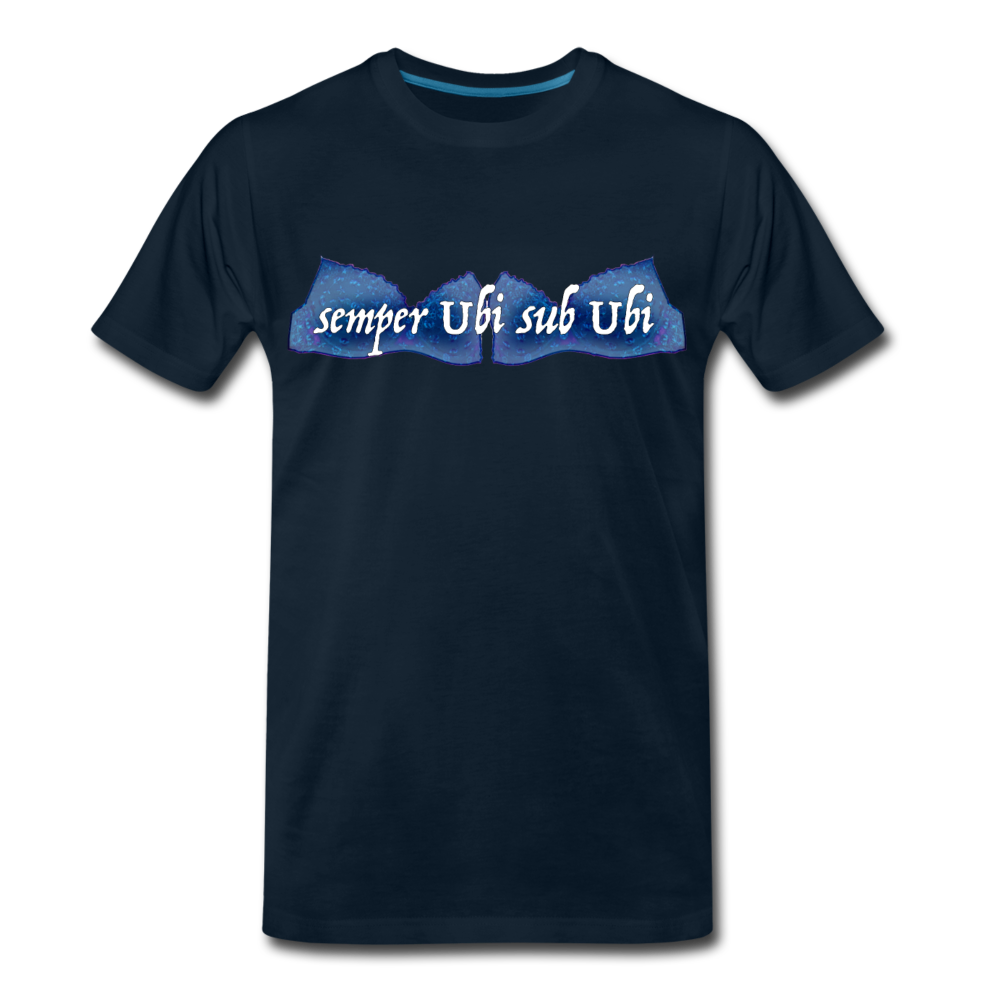 semper Ubi sub Ubi - T-Shirt, Men's Premium T-Shirt | Spreadshirt 812, Doug & Sabrina - MerchHeaven.com