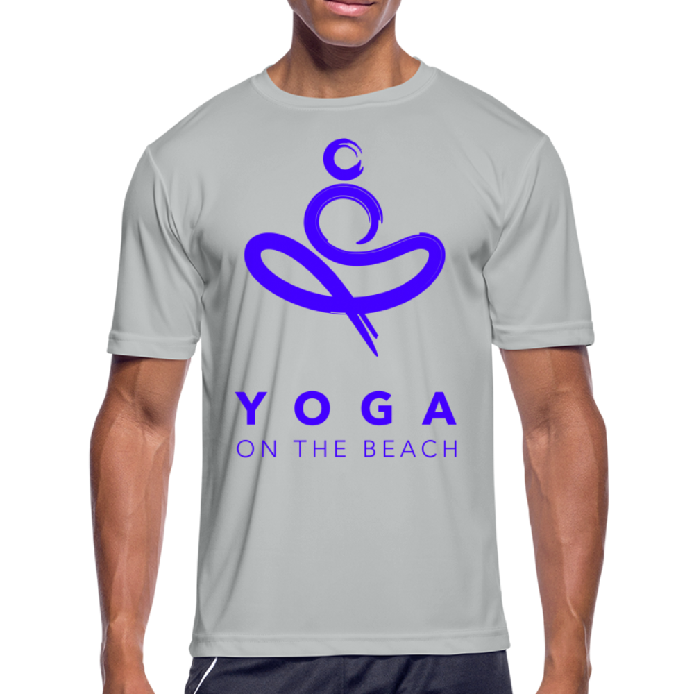 Yoga on the Beach (YOTB) - Men's Dri-Fit Moisture Wicking Sport-Tek T-shirt, Men’s Moisture Wicking Performance T-Shirt | Sport-Tek ST350, YOGA on the Beach - MerchHeaven.com