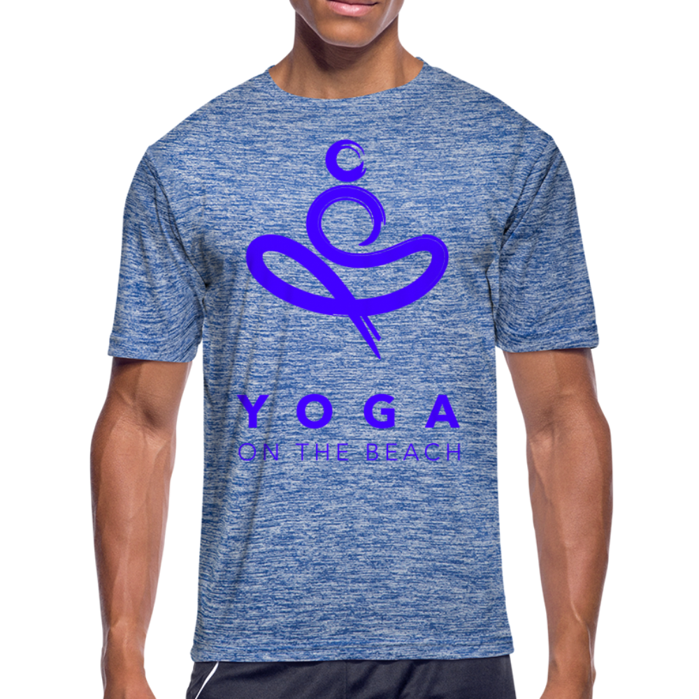 Yoga on the Beach (YOTB) - Men's Dri-Fit Moisture Wicking Sport-Tek T-shirt, Men’s Moisture Wicking Performance T-Shirt | Sport-Tek ST350, YOGA on the Beach - MerchHeaven.com