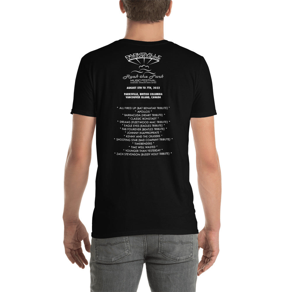 Parksville Outdoor Theatre - Rock the Park 2022 - Short-Sleeve Unisex T-Shirt -  - Parksville Outdoor Theatre - Rock the Park - MerchHeaven Merch - merchheaven.com